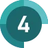 Kreisrunde Infografik mit einer Nummer 4