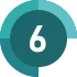 Kreisrunde Infografik mit einer Nummer 6